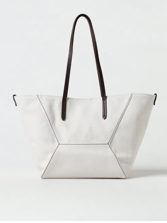 Brunello Cucinelli Handbags - Brunello Cucinelli Canvas Shopping Tote